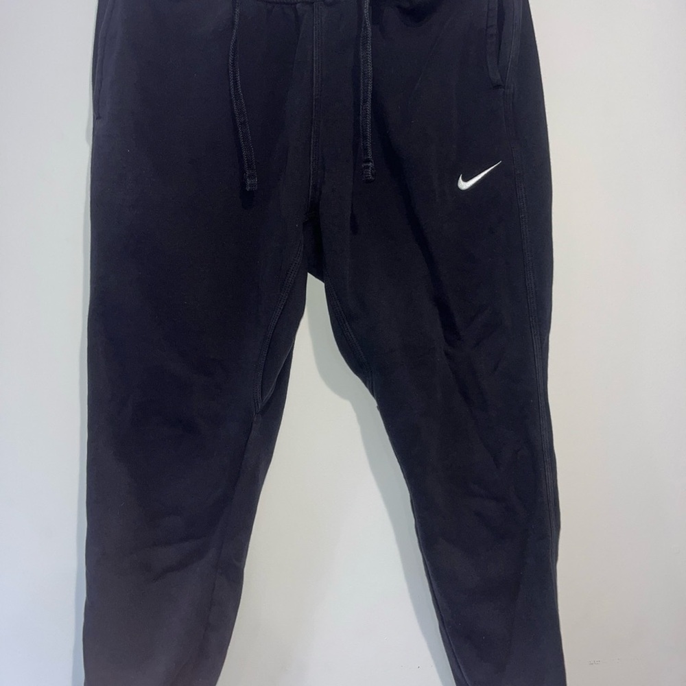 Nike Black Sweatpants with White Logo